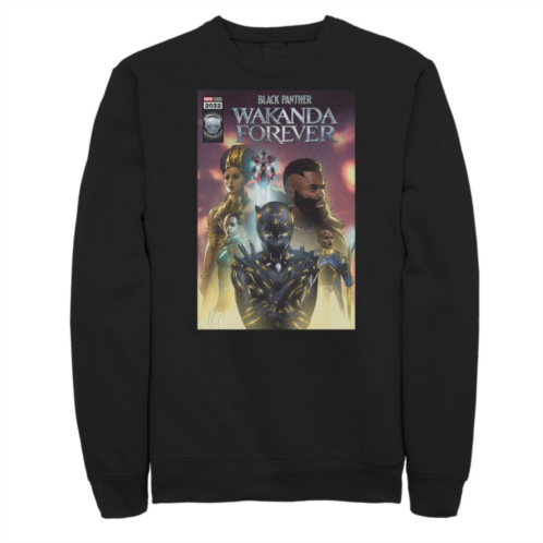 Big & Tall Marvel Wakanda Forever Comic-book Style Fleece Sweatshirt