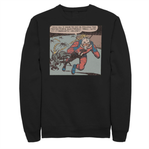 Big & Tall Marvel Ant-Man Comic-book Panel Fleece Sweatshirt