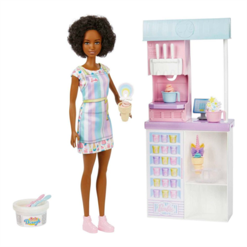 Barbie You Can Be Anything Doll and Ice Cream Shop Playset