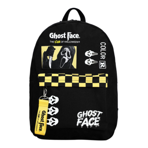 License Scream Ghost Face Checkered Backpack