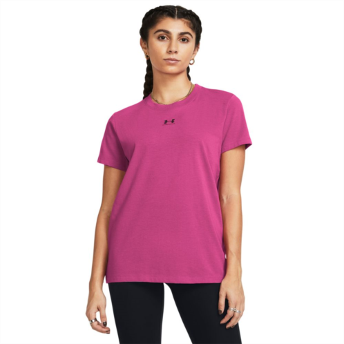 Womens Under Armour Rival Core Short Sleeve Tee