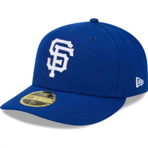 Mens New Era Royal San Francisco Giants White LogoALow Profile 59FIFTY Fitted Hat