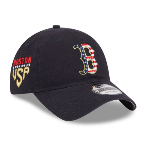 Mens New Era Navy Boston Red Sox 2023 Fourth of July 9TWENTY Adjustable Hat