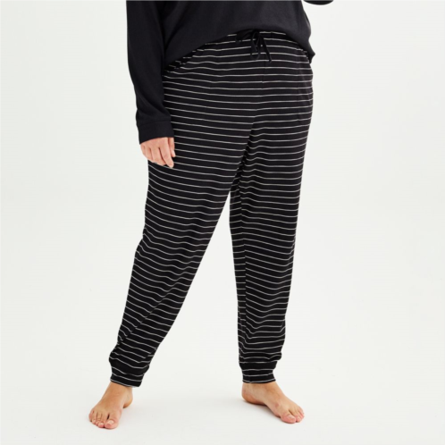 Plus Size Sonoma Goods For Life Waffle Knit Pajama Jogger Pants
