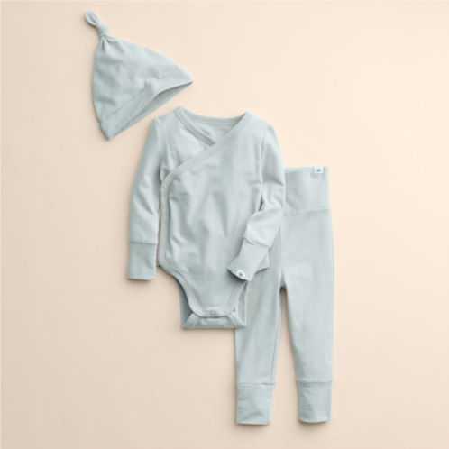 Baby Little Co. by Lauren Conrad 3-Piece Bodysuit, Pants & Hat Set