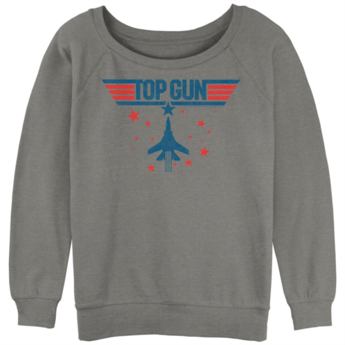 Licensed Character Juniors Top Gun Red White Blue Graphic Tee