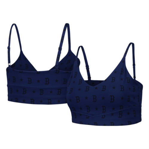 Unbranded Womens Navy Boston Red Sox Active Bra