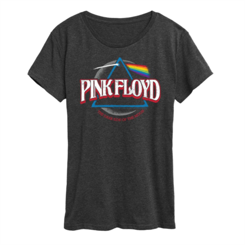 Licensed Character Womens Pink Floyd DSOTM Crescent Graphic Tee