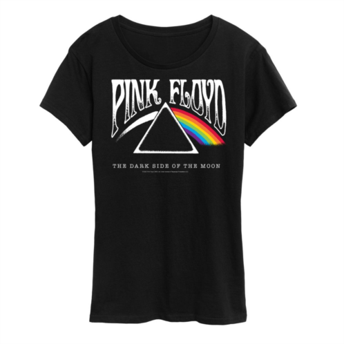 Licensed Character Womens Pink Floyd DSOTM Graphic Tee
