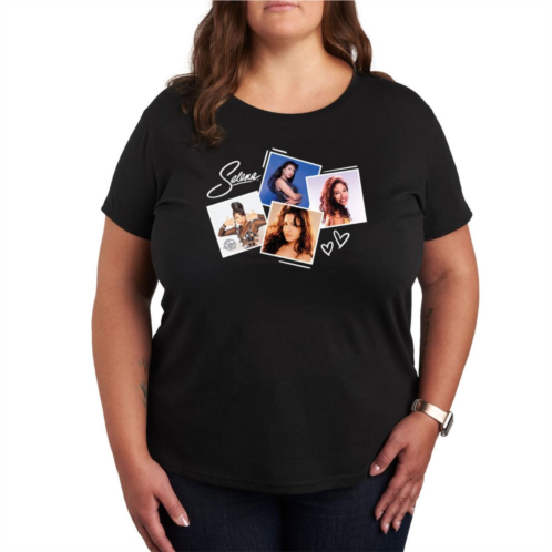 Licensed Character Missy Plus Size Selena Quintanilla Photos Graphic Tee