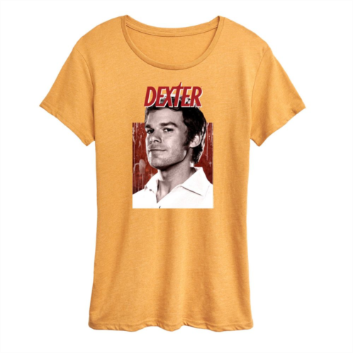Licensed Character Womens Dexter Portrait Graphic Tee