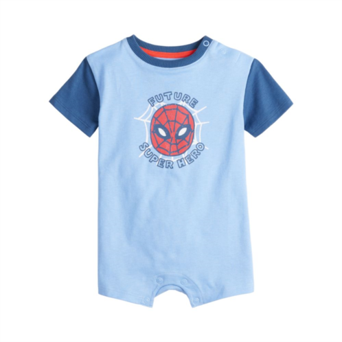 Baby Jumping Beans Marvel Spider-Man Drop Shoulder Romper