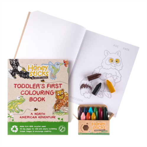 Honeysticks The Creative Kid Coloring Set - North American Adventure