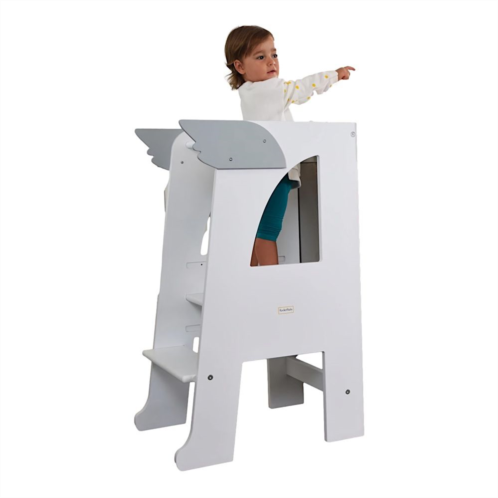 RocketBaby Montessori Learning Tower White Snow