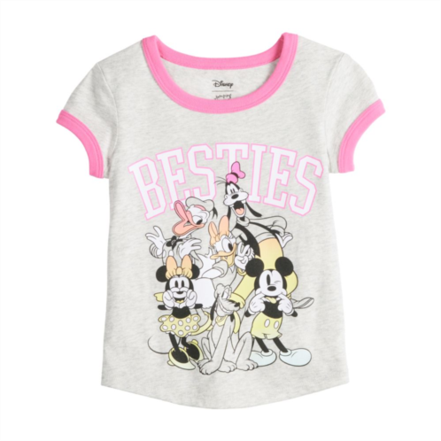 Disney/Jumping Beans Disneys Mickey Mouse & Friends Baby & Toddler Girl Ringer Graphic Tee by Jumping Beans