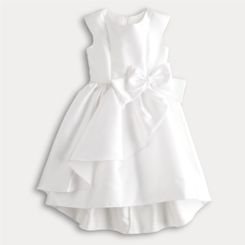 Girls 7-16 Bonnie Jean Mikado Cascade Communion Dress