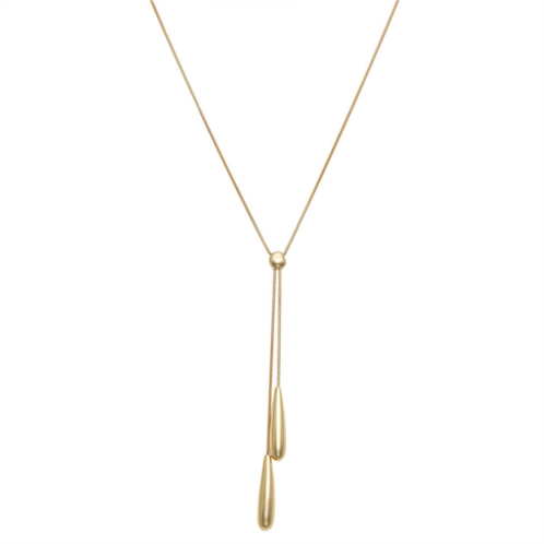 Nine West Gold Tone Lariat Necklace