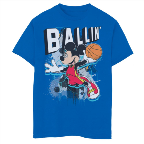 Disneys Mickey Mouse Ballin Basketball Toddler Boy Graphic Tee
