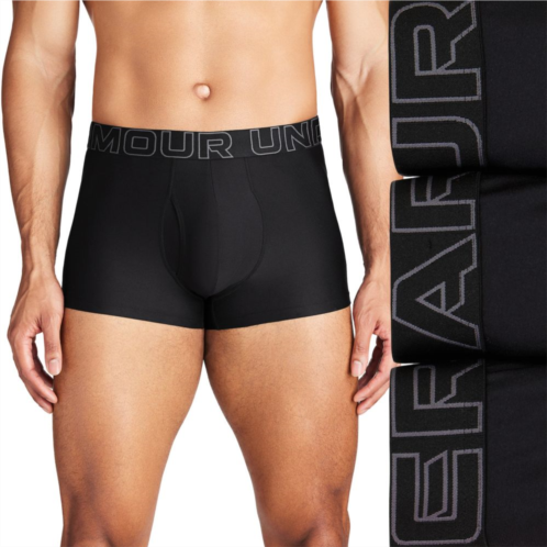 Mens Under Armour 3-pack Performance Tech 3-in. Boxer Briefs