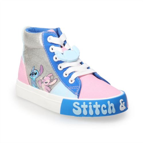 Licensed Character Disneys Lilo & Stitch Girls Stitch & Angel High Top Sneakers