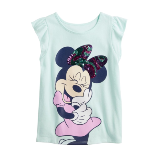 Disney/Jumping Beans Disneys Minnie Mouse Girls 4-12 Flutter Sleeve Tee by Jumping Beans
