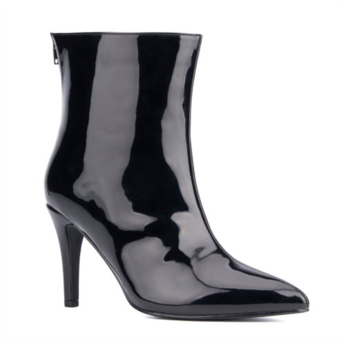 Fashion to Figure Madelina Womens Heeled Ankle Boots