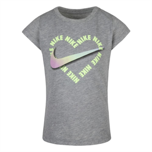 Girls 4-6x Nike Heart Short Sleeve T-Shirt