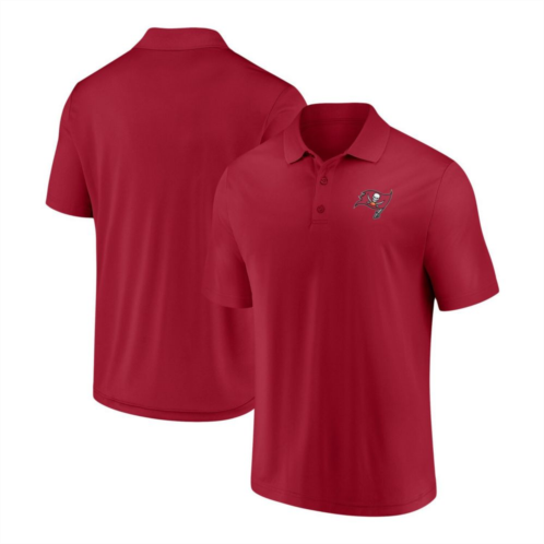 Mens Fanatics Branded Red Tampa Bay Buccaneers Component Polo