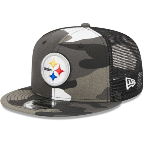 Mens New Era Urban Camo Pittsburgh Steelers 9FIFTY Trucker Snapback Hat
