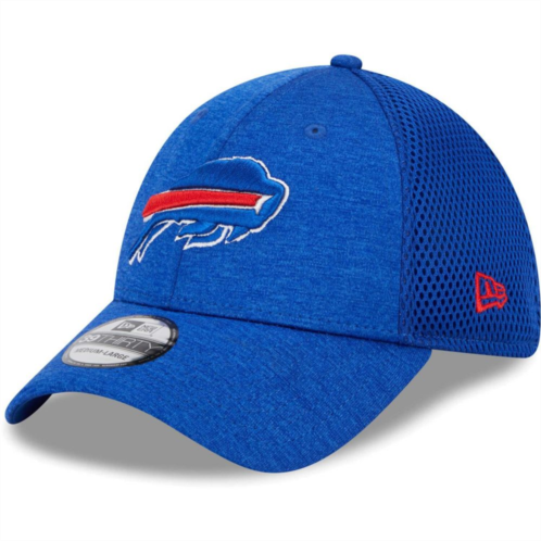 Mens New Era Royal Buffalo Bills Stripe 39THIRTY Flex Hat