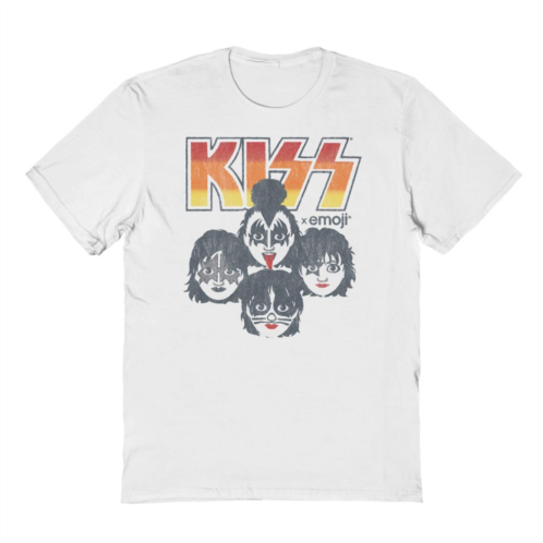 Licensed Character Mens Vintage Classic Kiss Graphic Tee