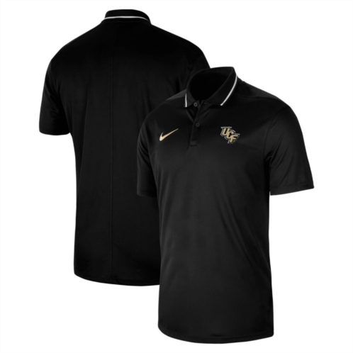 Mens Nike Black UCF Knights 2023 Sideline Coaches Performance Polo