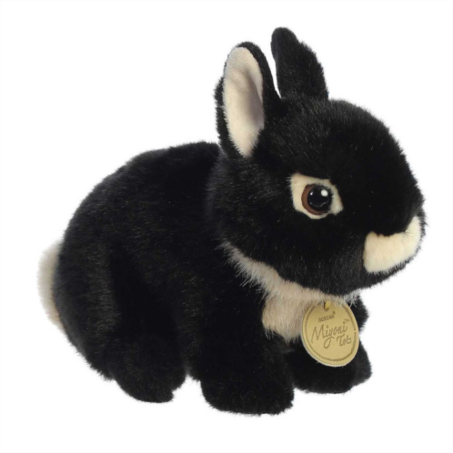 Aurora Small Black Miyoni Tots 7.5 Netherland Dwarf Bunny Adorable Stuffed Animal