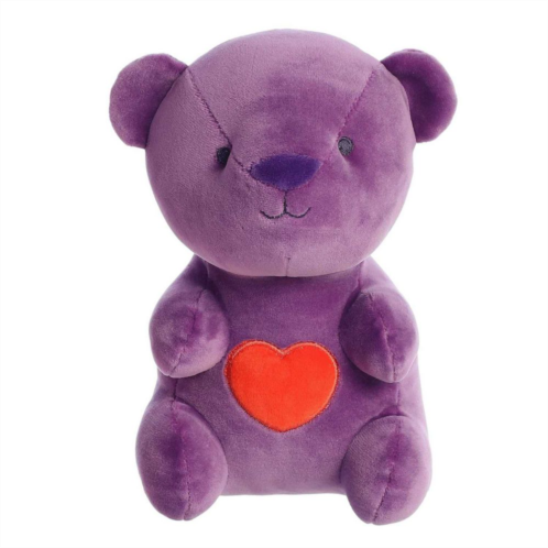 Aurora Small Purple Valentine 8 Yummy Heartbear Heartwarming Stuffed Animal