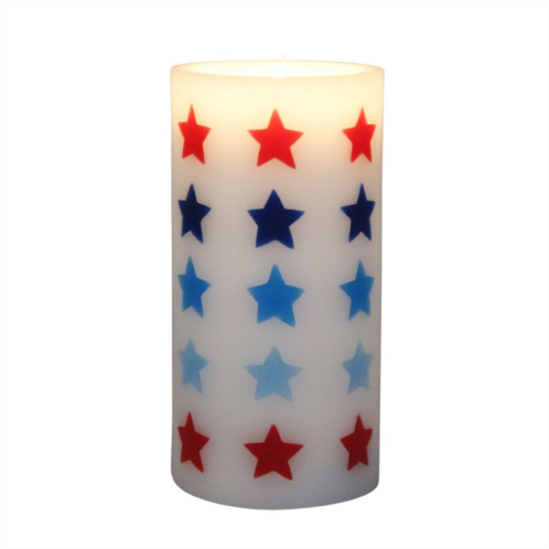 Celebrate Together Americana Stars LED 3 x 6 Pillar Candle