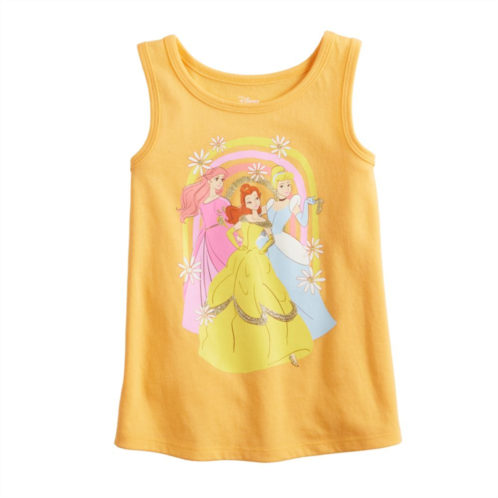 Disney Princess Ariel, Belle, and Cinderella Girls 4-12 Tank Top by Jumping Beans