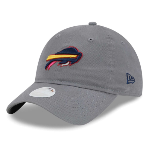 Womens New Era Gray Buffalo Bills Color Pack Multi 9TWENTY Adjustable Hat