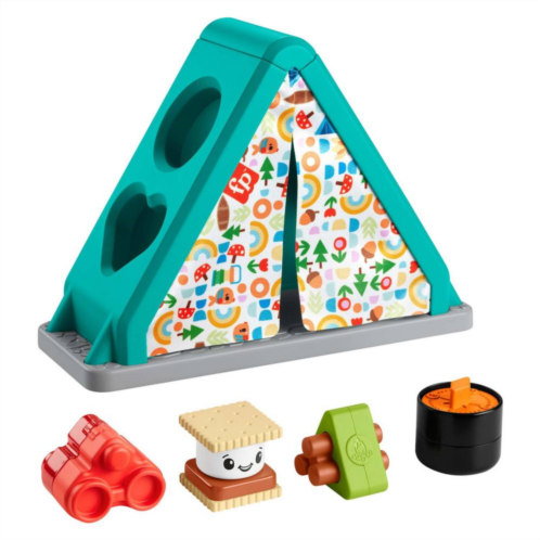Fisher-Price SMore Shapes 5-Piece Camping Tent Baby Toy Set