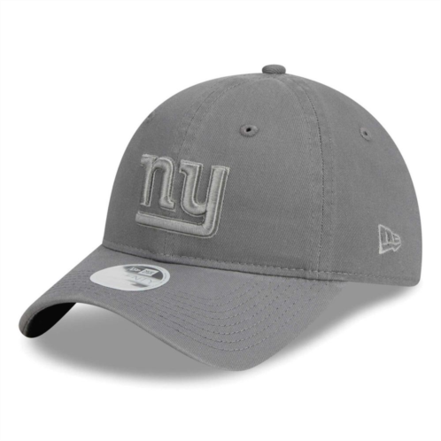 Womens New Era Gray New York Giants Color Pack 9TWENTY Adjustable Hat