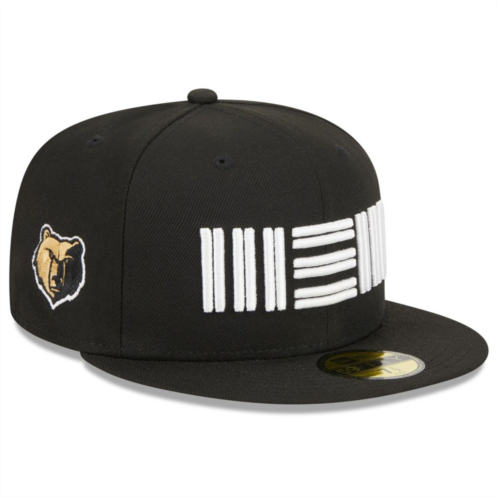 Mens New Era Black Memphis Grizzlies 2023/24 City Edition 59FIFTY Fitted Hat