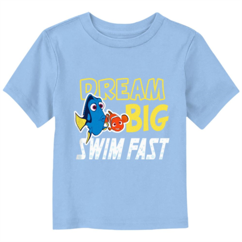 Disney / Pixar Finding Dory Toddler Boy Dream Big Swim Fast Graphic Tee