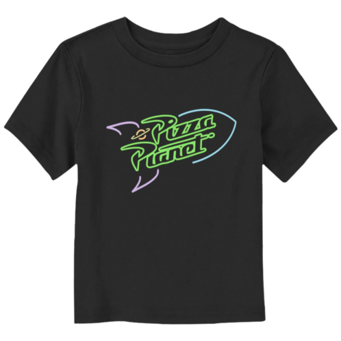 Disney / Pixar Toy Story Toddler Boy Pizza Planet Neon Sign Graphic Tee