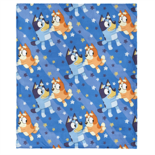 Licensed Character Bluey Wavy Fun Silk Touch Throw Blanket
