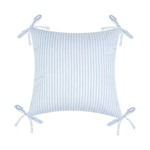 Draper James Striped Decorative Pillow with Bows