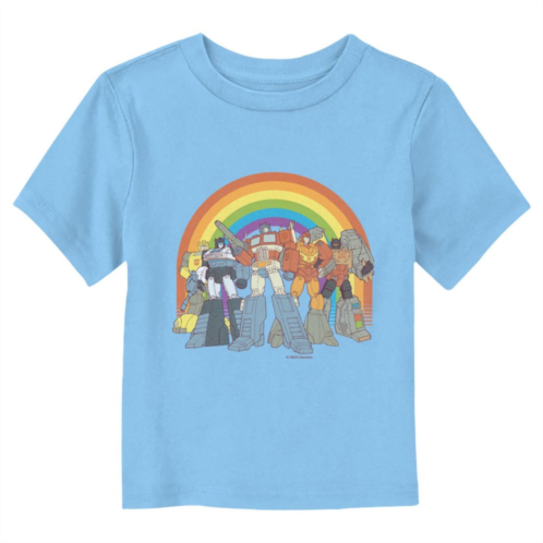 Licensed Character Toddler Boy Transformers Autobots Rainbow Lineup Graphic Tee