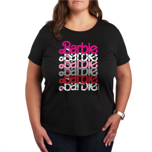 Plus Size Barbie Stacked Barbie Vday Graphic Tee