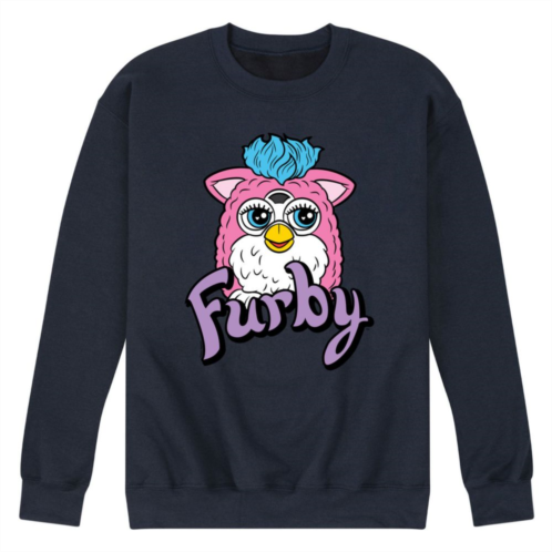 Licensed Character Mens Furby With Logo Fleece Sweatshirt