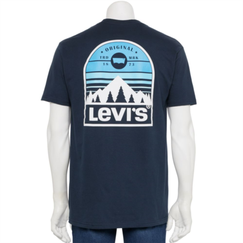 Mens Levis Relaxed-Fit Short-Sleeve Graphic Tee