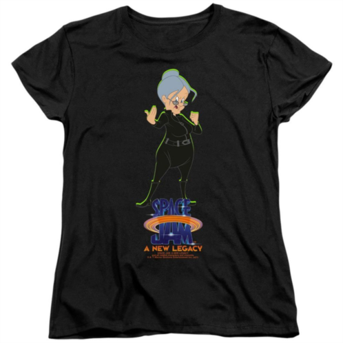 Licensed Character Space Jam 2 Granny Matrix Short Sleeve Womens T-shirt