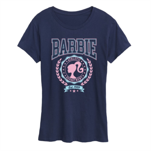 Womens Barbie Varsity Athletic Department Graphic Tee